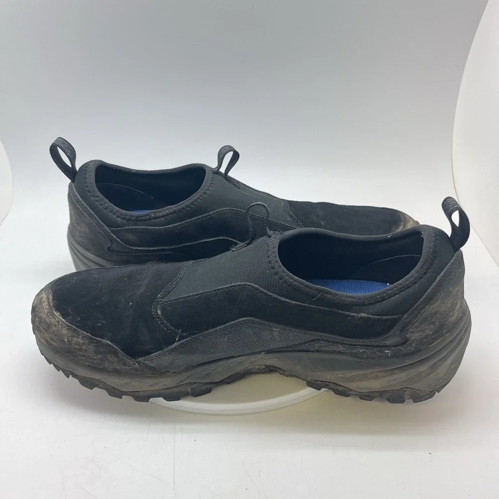 Merrell Icepack Moc Polar Slip On Shoes Mens Size 14 Black Leather J95057